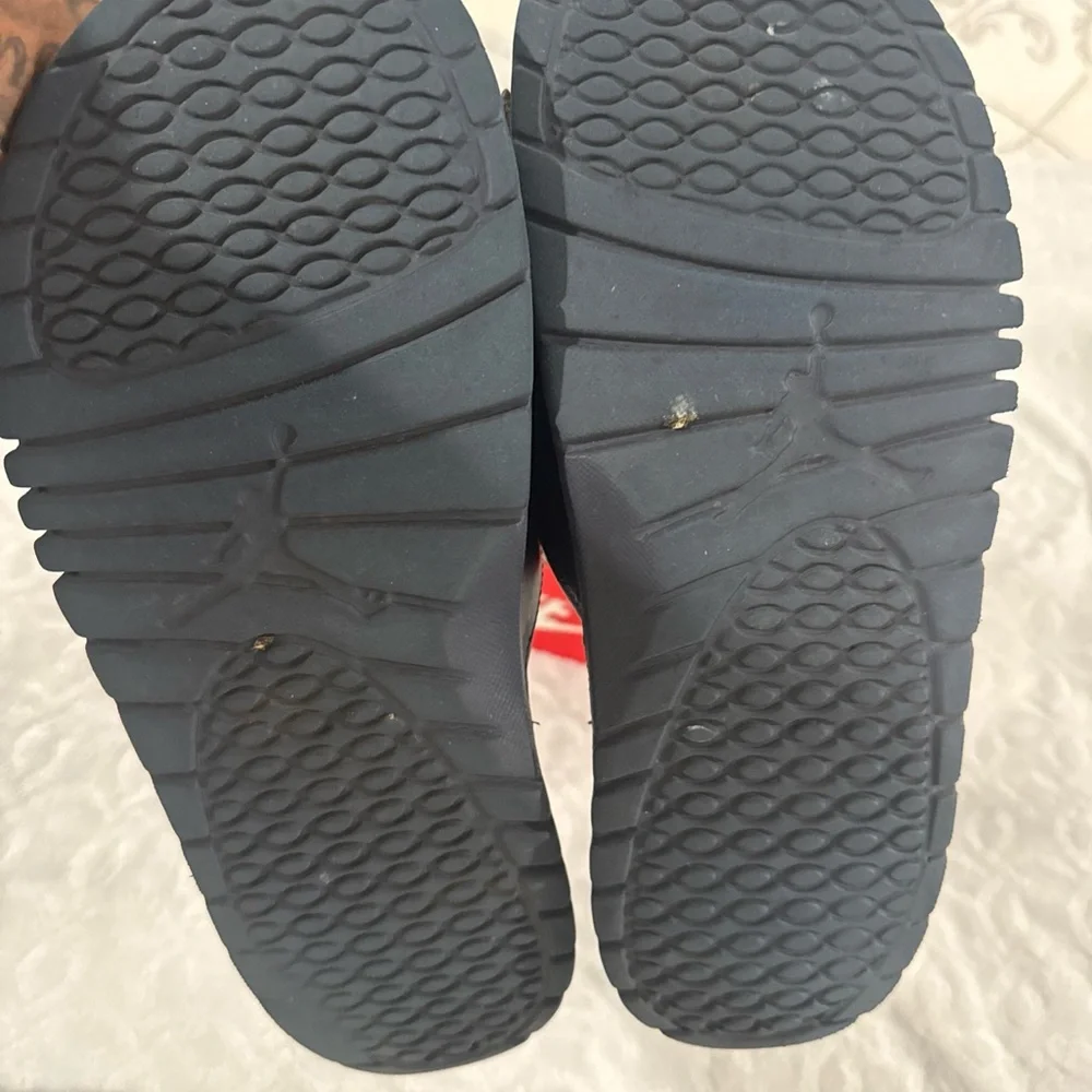 Nike mens Navy and Gold Jordan Slide Sandals
